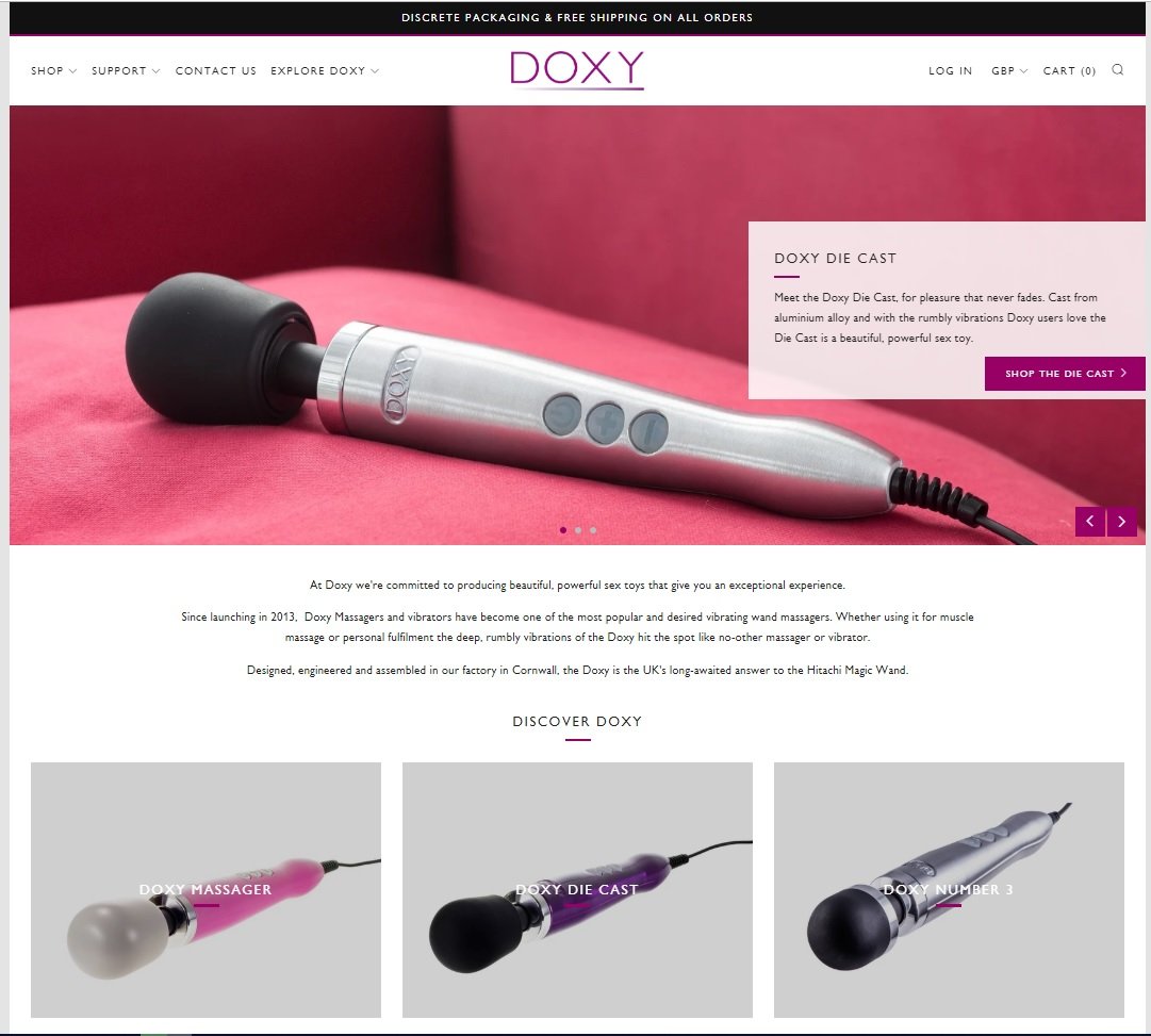doxy massager website seo relaunch