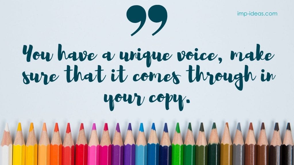 freelance copywriter captures the unique voice of your business